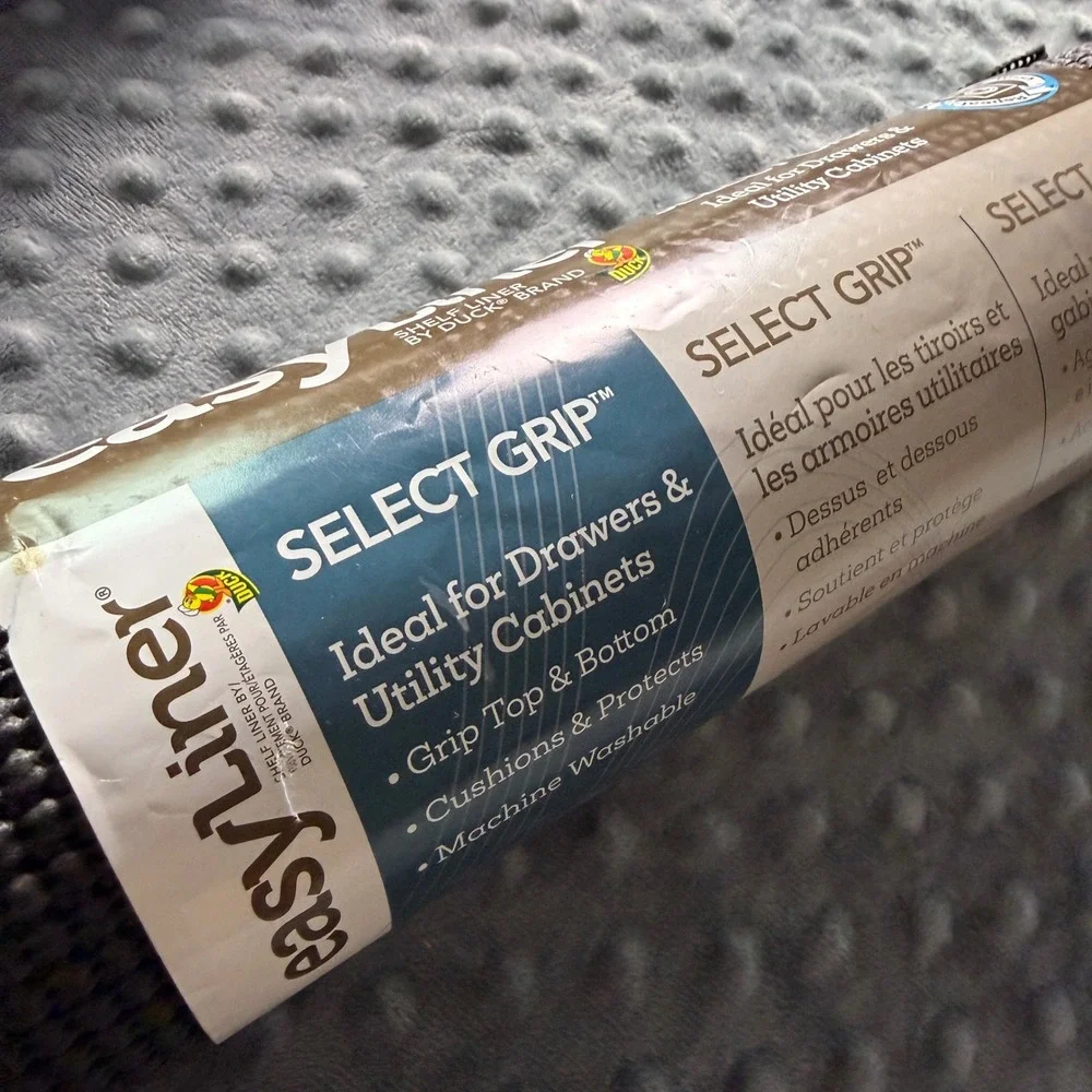 Duck Brand EasyLiner Select Grip Shelf Liner 12in x 10ft 3 Roll Bundle non-slip